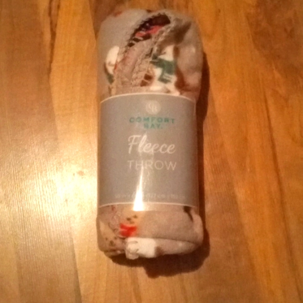 Fleece throw